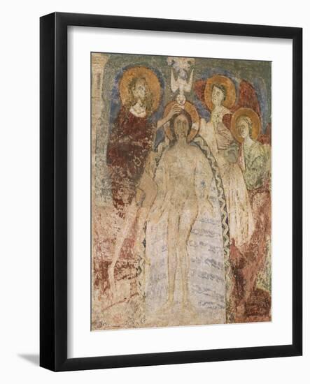 Baptism of Christ, Angels and Saints, Hocheppan Chapel, Eppan Der Weinstrasse, Trentino- Alto Adige-null-Framed Giclee Print