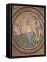 Baptism of Christ by John the Baptist-Byzantine School-Framed Stretched Canvas