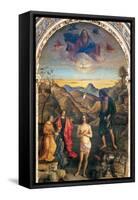 Baptism of Christ by John-Giovanni Bellini-Framed Stretched Canvas