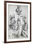 Baptism of Christ, by Master E S (Active 1420-1497), Germany, 15th Century-null-Framed Giclee Print