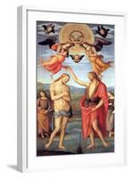 Baptism of Christ, C. 1512-Perugino-Framed Giclee Print