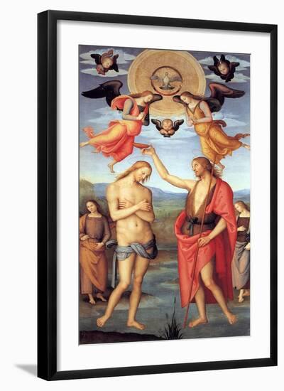 Baptism of Christ, C. 1512-Perugino-Framed Giclee Print