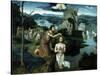 Baptism of Christ, Ca. 1515.-Joachim Patenir-Stretched Canvas