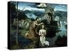 Baptism of Christ, Ca. 1515.-Joachim Patenir-Stretched Canvas