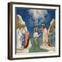 Baptism of Christ, Detail from Life and Passion of Christ, 1303-1305-null-Framed Giclee Print