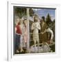 Baptism of Christ, Detail of Christ, John the Baptist and Angels, 1450-Piero della Francesca-Framed Giclee Print