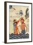 Baptism of Christ, from a Gospel, 1330-Guirages-Framed Giclee Print