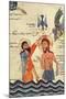 Baptism of Christ, from a Gospel, 1330-Guirages-Mounted Giclee Print