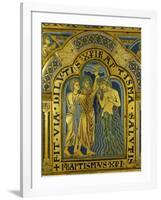 Baptism of Christ, from the Verdun Altarpiece-Nicholas of Verdun-Framed Giclee Print