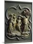 Baptism of Christ, Gilded Bronze Panel by Lorenzo Ghiberti-null-Mounted Giclee Print