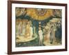 Baptism of Christ, Scene from Stories of John Baptist, 1416-Lorenzo Salimbeni-Framed Giclee Print