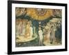 Baptism of Christ, Scene from Stories of John Baptist, 1416-Lorenzo Salimbeni-Framed Giclee Print