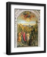 Baptism of Christ, St. John Altarpiece-Giovanni Bellini-Framed Giclee Print