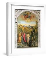 Baptism of Christ, St. John Altarpiece-Giovanni Bellini-Framed Giclee Print