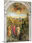 Baptism of Christ, St. John Altarpiece-Giovanni Bellini-Mounted Giclee Print