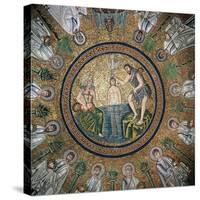 Baptism of Christ, Surrounded by the Twelve Apostles-null-Stretched Canvas