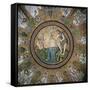 Baptism of Christ, Surrounded by the Twelve Apostles-null-Framed Stretched Canvas