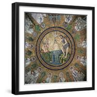 Baptism of Christ, Surrounded by the Twelve Apostles-null-Framed Giclee Print