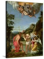 Baptism of Christ-Francesco Albani-Stretched Canvas