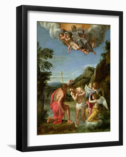 Baptism of Christ-Francesco Albani-Framed Giclee Print
