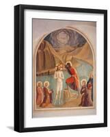 Baptism of Christ-Beato Angelico-Framed Art Print