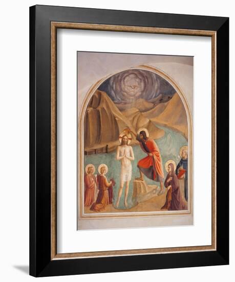 Baptism of Christ-Beato Angelico-Framed Art Print