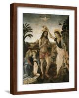 Baptism of Christ-Leonardo da Vinci-Framed Giclee Print