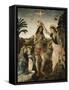 Baptism of Christ-Leonardo da Vinci-Framed Stretched Canvas