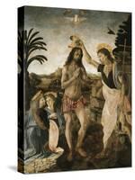 Baptism of Christ-Leonardo da Vinci-Stretched Canvas