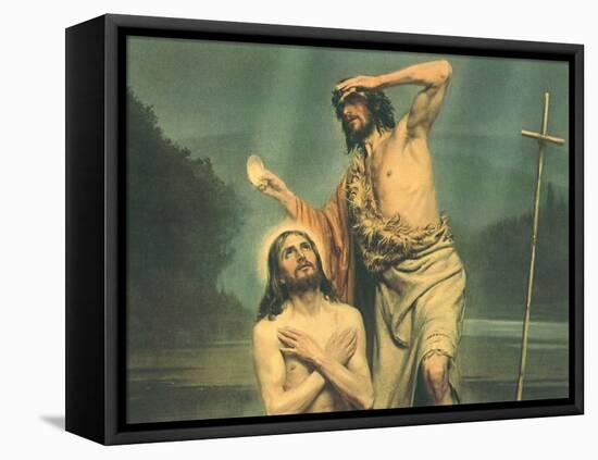 Baptism of Christ-null-Framed Stretched Canvas