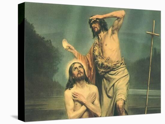 Baptism of Christ-null-Stretched Canvas