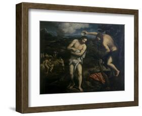 Baptism of Christ-Paris Bordone-Framed Premium Giclee Print