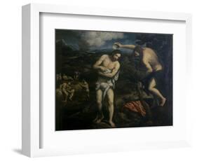 Baptism of Christ-Paris Bordone-Framed Premium Giclee Print