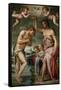 Baptism of Christ-Giorgio Vasari-Framed Stretched Canvas