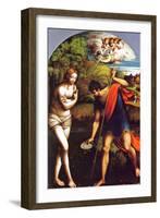 Baptism of Christ-Girolamo Parmigianino-Framed Art Print