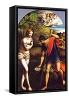 Baptism of Christ-Girolamo Parmigianino-Framed Stretched Canvas