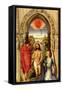 Baptism of Christ-Rogier van der Weyden-Framed Stretched Canvas
