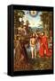 Baptism of Christ-Jacques-Louis David-Framed Stretched Canvas