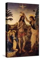 Baptism of Christ-Andrea del Verrocchio-Stretched Canvas