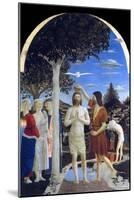 Baptism of Christ-Piero della Francesca-Mounted Art Print