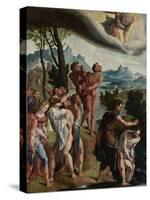 Baptism of Christ-Jan van Scorel-Stretched Canvas