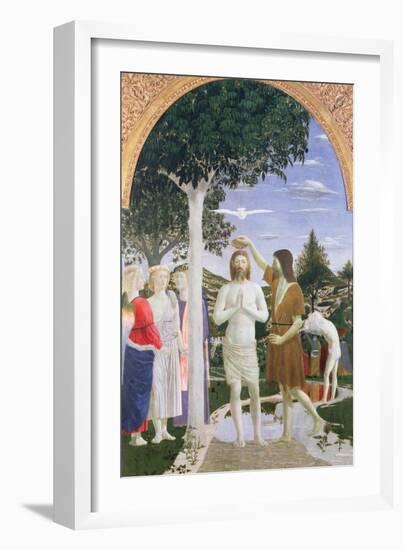 Baptism of Christ-Piero della Francesca-Framed Giclee Print