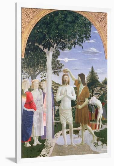 Baptism of Christ-Piero della Francesca-Framed Giclee Print