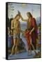 Baptism of Christ-Pietro Perugino-Framed Stretched Canvas