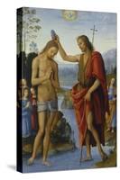 Baptism of Christ-Pietro Perugino-Stretched Canvas