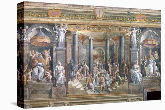 Baptism of Constantine-Raphael-Stretched Canvas