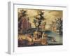 Baptism of Jesus, by Paul Bril-null-Framed Giclee Print