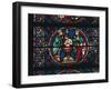 Baptism of Jesus, Choir Window, Notre-Dame Cathedral-null-Framed Giclee Print