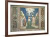 Baptism of Jesus Christ by John the Baptist-Giotto di Bondone-Framed Premium Giclee Print