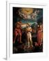 Baptism of Jesus Christ-Callisto Piazza-Framed Art Print